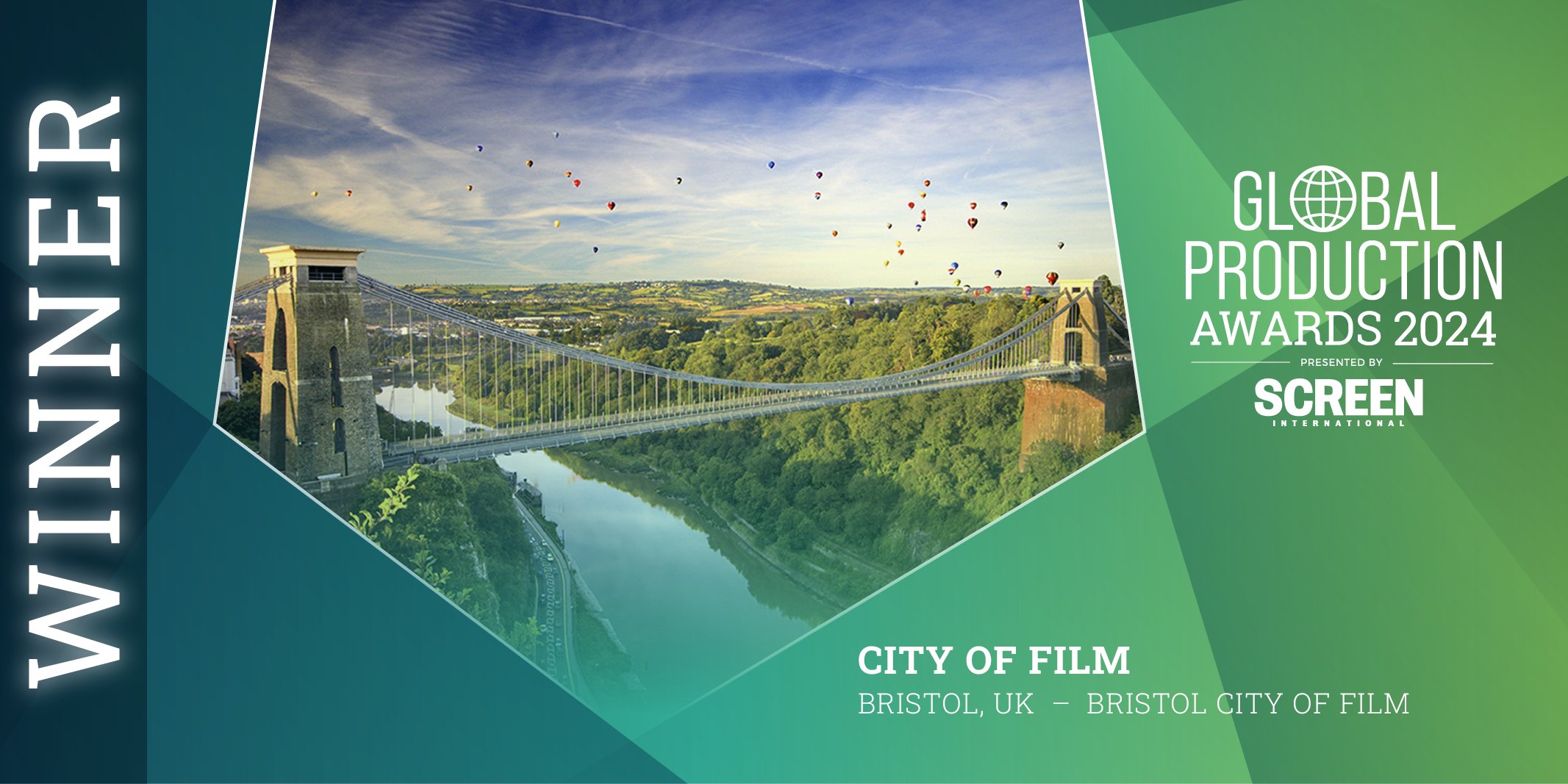 Bristol wins City of Film Award at 2024 Global Production Awards