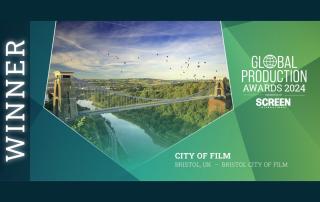 Bristol wins City of Film Award at 2024Global Production Awards